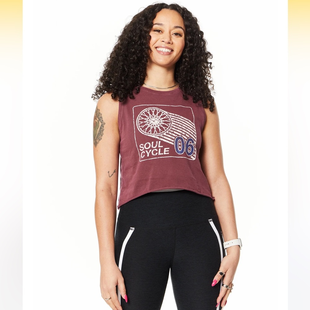 Soul by SoulCycle Renee Tank in Burgundy- Large